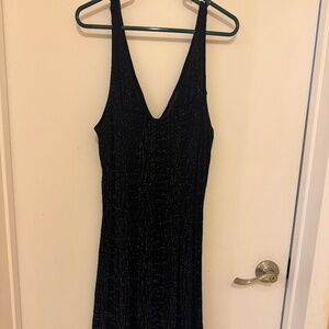 PARTY DRESS, MEDIUM, NAVY